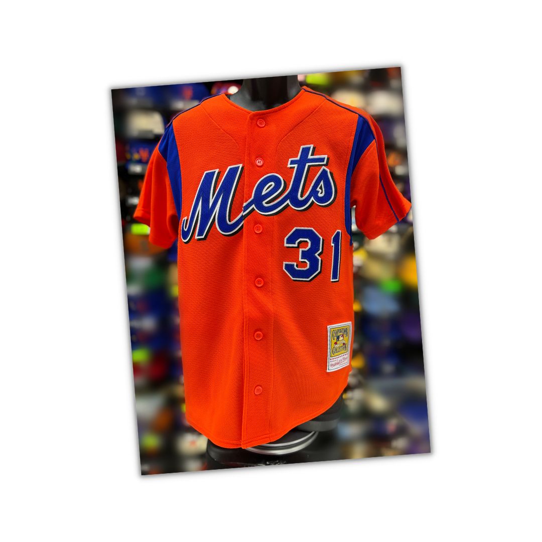 Authentic Mike Piazza New York Mets 2004 BP Jersey – BKLYNCAP