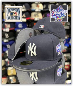 New York Yankees MLB Cooperstown Collection 1998 WS Patch/Grey UV