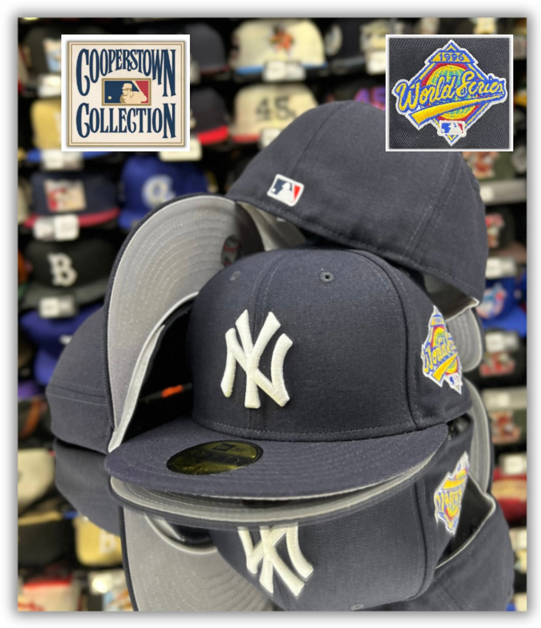 New York Yankees MLB Cooperstown Collection 1996 WS Patch/Grey UV