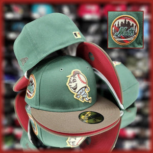 New York Mets-Forest Green/Brown 2 Tone/Red UV