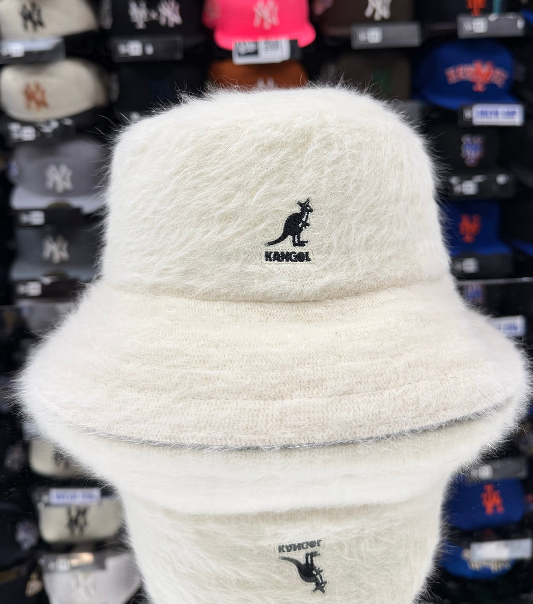 KANGOL  Furgora Bucket Hat-Ivory