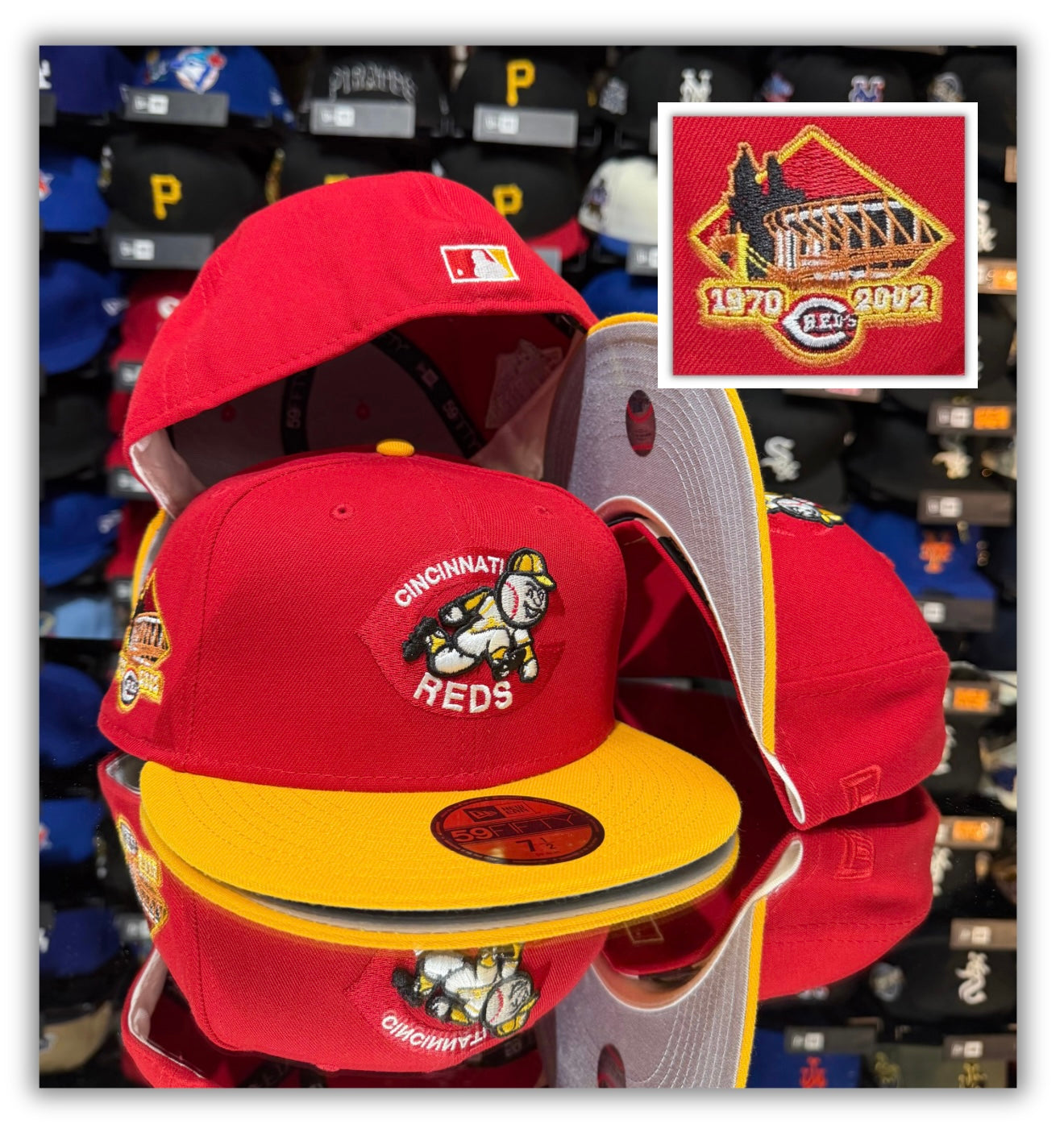 Cincinnati Reds Red/Yellow 2T/Gray UV – BKLYNCAP
