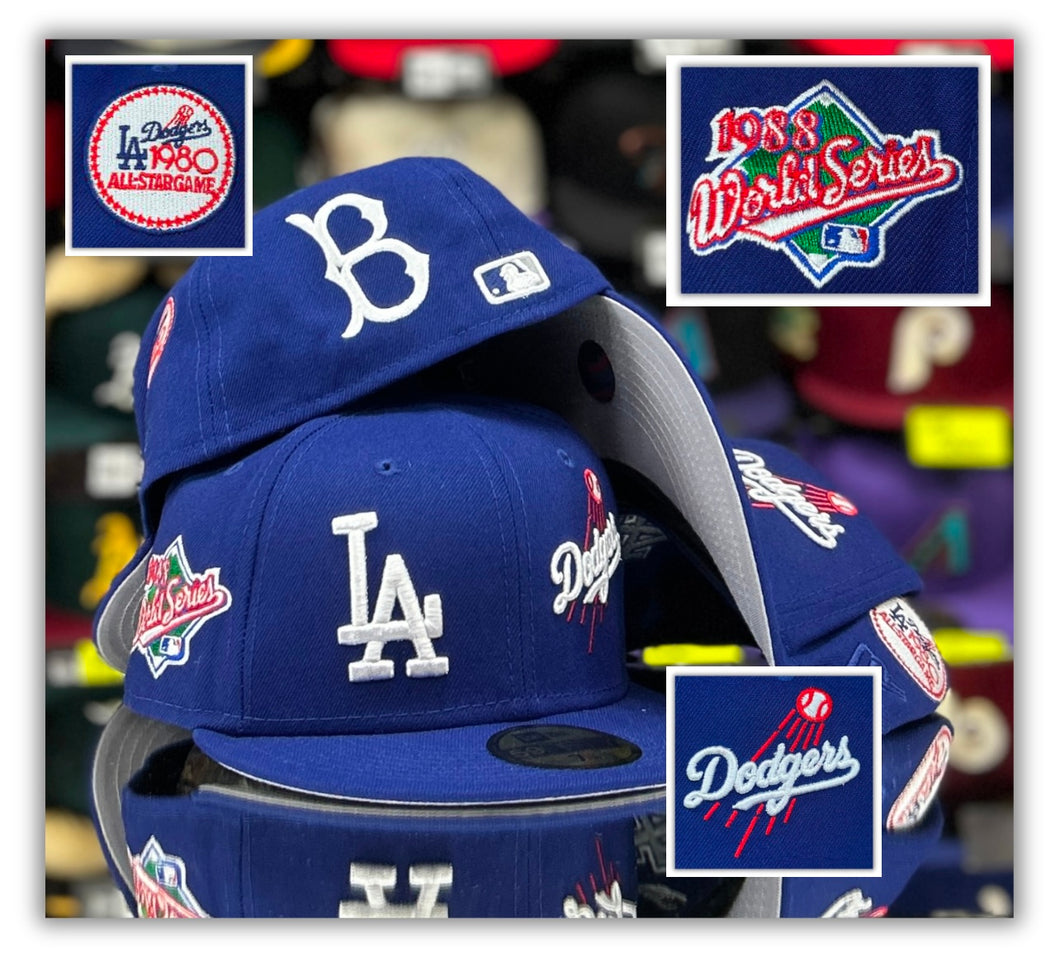 Los Angeles Dodgers R Blue/Grey UV-Only 75/8,73/4