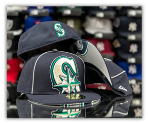 RETRO-Seattle Mariners  5950Fitted-5/8,3/4Only