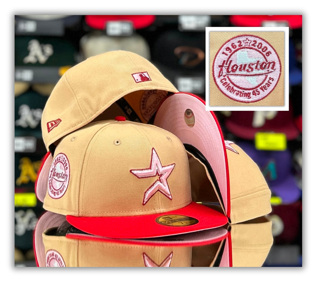 Houston Astros Candied Pecan/Red/45yrs/Pink UV