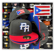 Load image into Gallery viewer, WBC PR-Puerto Rico Bk/Red 2T/ 5950Fitted.
