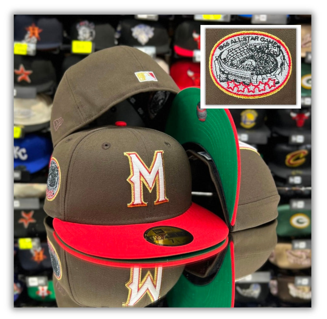 Milwaukee Brewers Walnut/Red 2T/ASG Patch/Grey UV