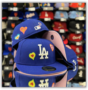 Los Angeles Dodgers Chain Stitch Heart/Pink UV