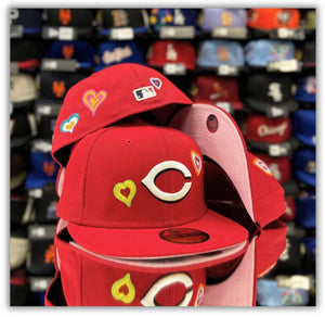Cincinnati Reds Chain Cincinnati Reds Chain Stitch Heart/Pink UV – BKLYNCAP