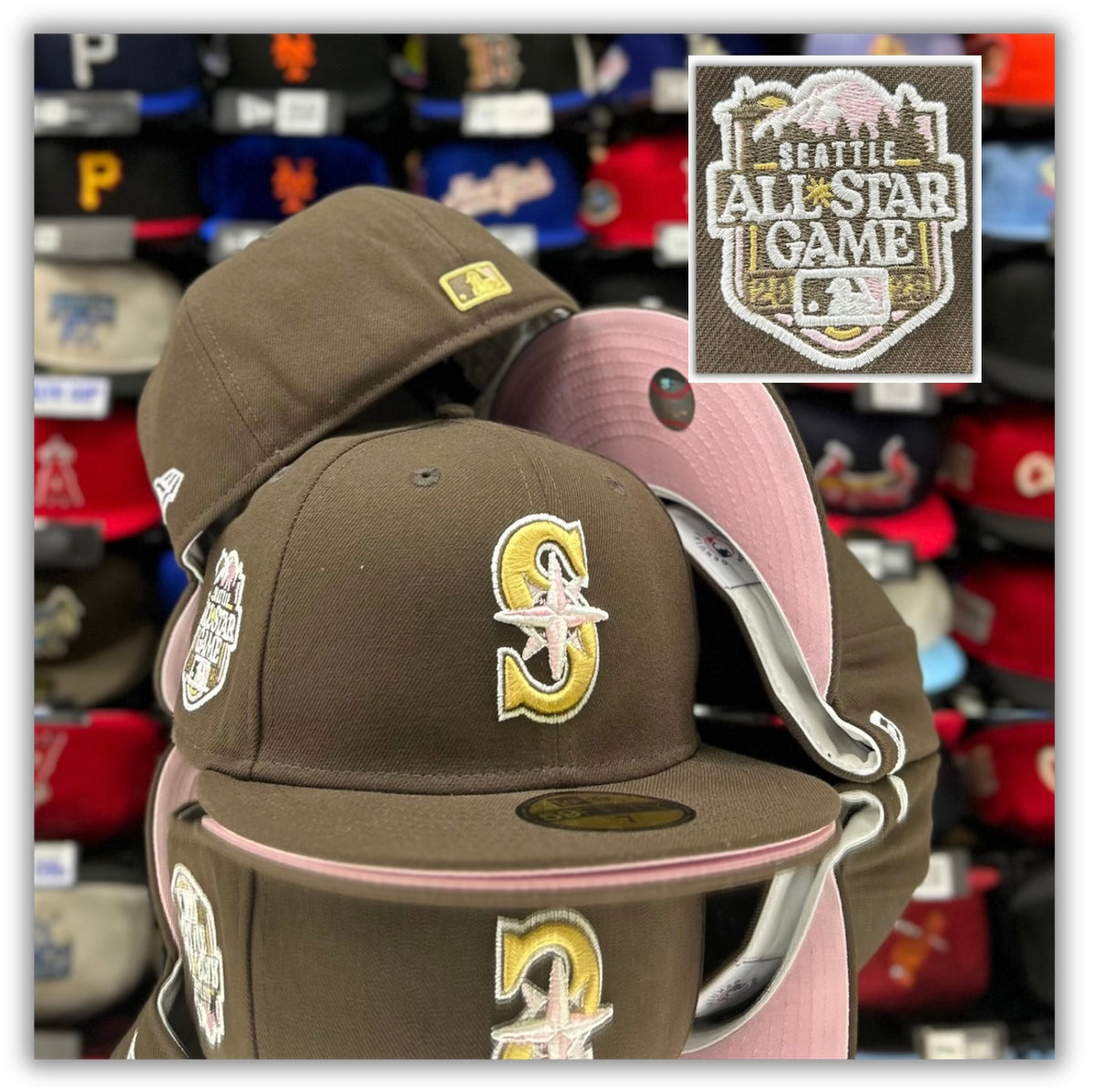 Seattle Mariners Brown/Pink UV – BKLYNCAP