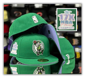 Boston Celtics 17X Champ/Lavender UV-5950Fitted