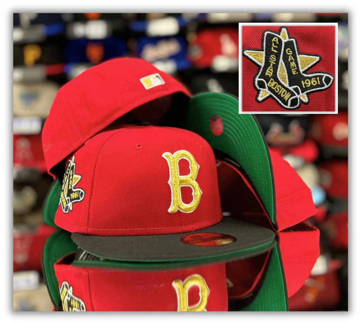 Boston Red Sox Red/Bk 2T/Green UV-71/2only – BKLYNCAP