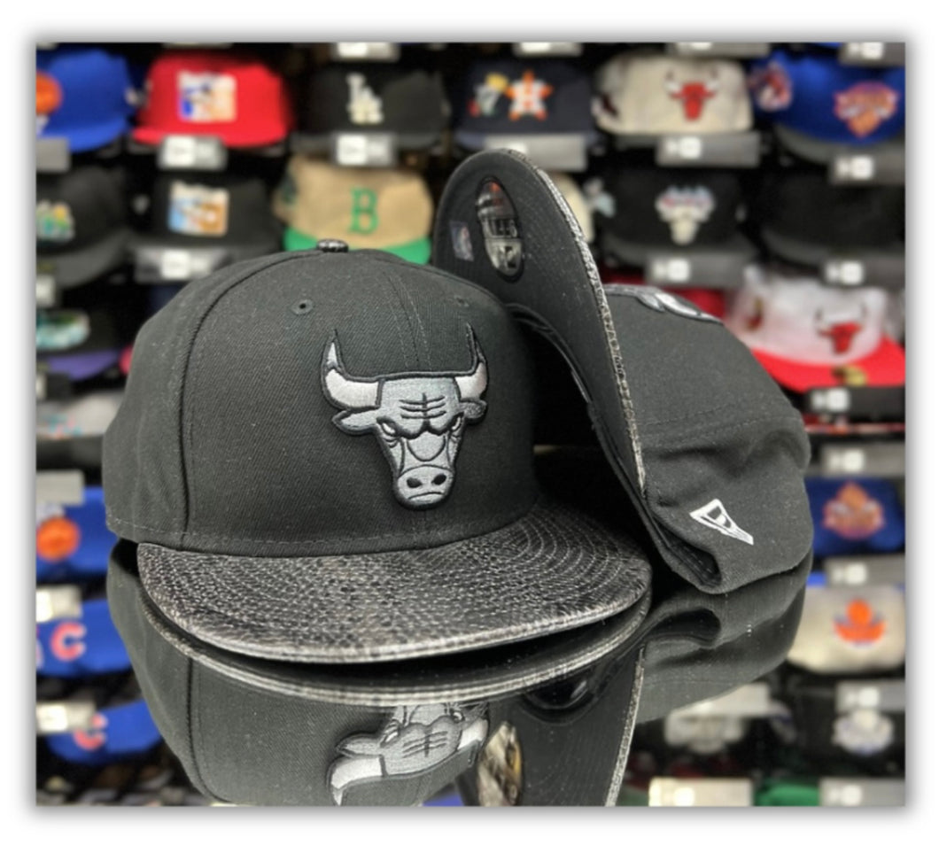 Retro-Chicago Bulls Bk/Alligator -Snapback