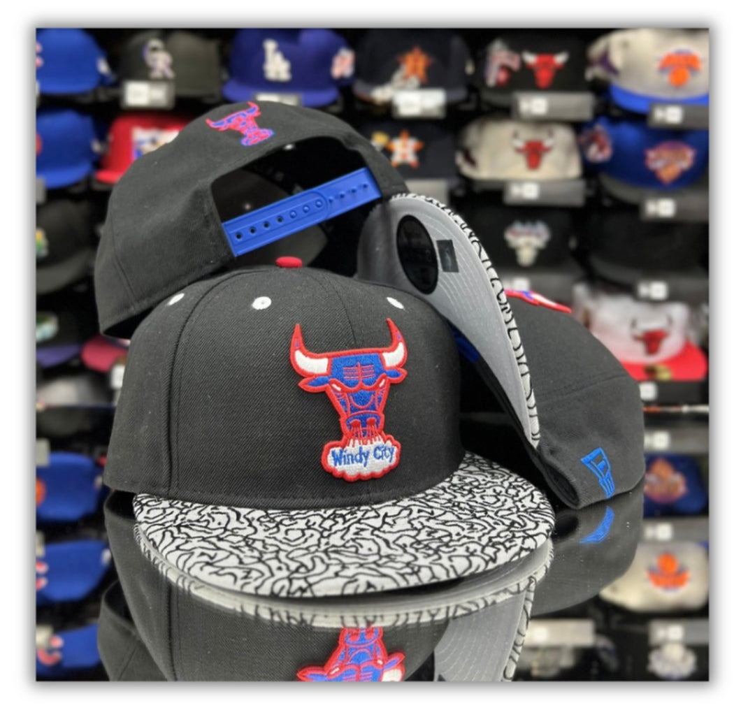 Retro-Chicago Bulls Bk/Elephant 2T-Snapback