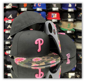 Philadelphia Phillies Bk/Camo Pink Flower 2T/Grey UV-Retro