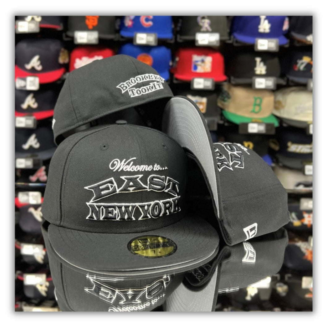 Welcome to EAST NEWYORK-BROOKLYN TOOKIT Bk/Wh/Grey UV