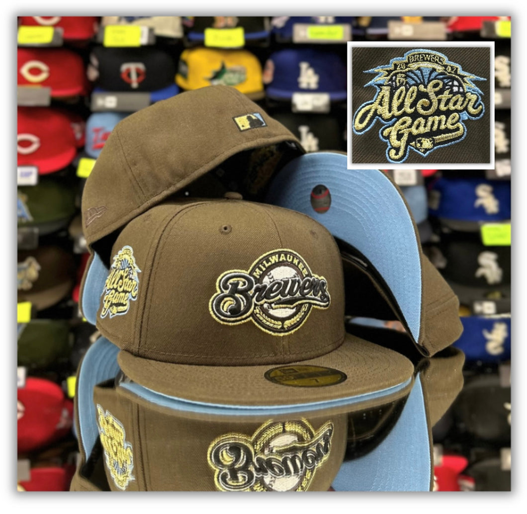 Milwaukee Brewers Brown/Sky Blue UV