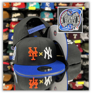 New York Mets VS Yankees Bk/Blue2T/Subway Patch/ 9Fifty Snapback