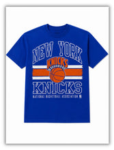 Load image into Gallery viewer, Mitchell and Ness-New York Knicks NBA Champion R Blue  T-Shirts
