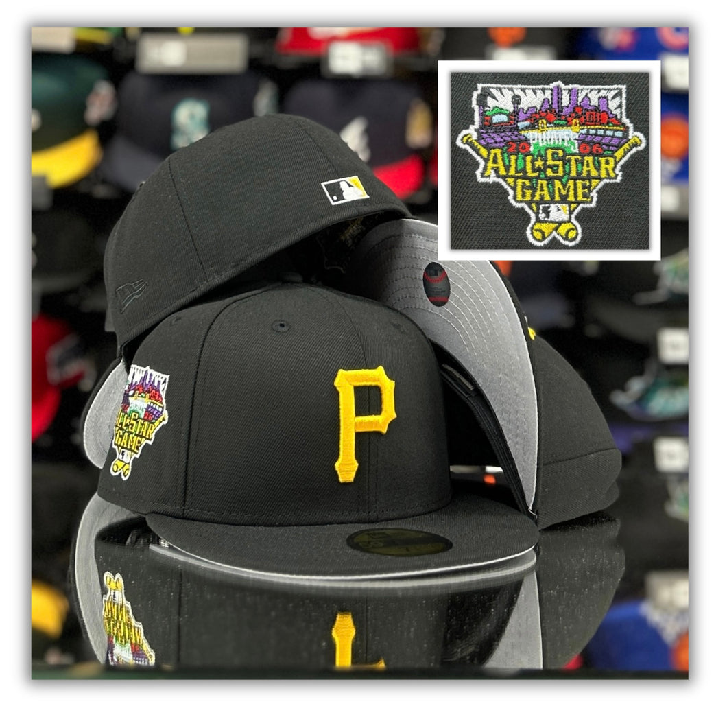 Pittsburgh Pirates Bk/All Star patch/Grey UV