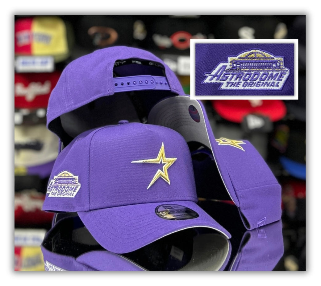 Houston Astros Grape/Dome Patch-940 AFrame Snapback – BKLYNCAP