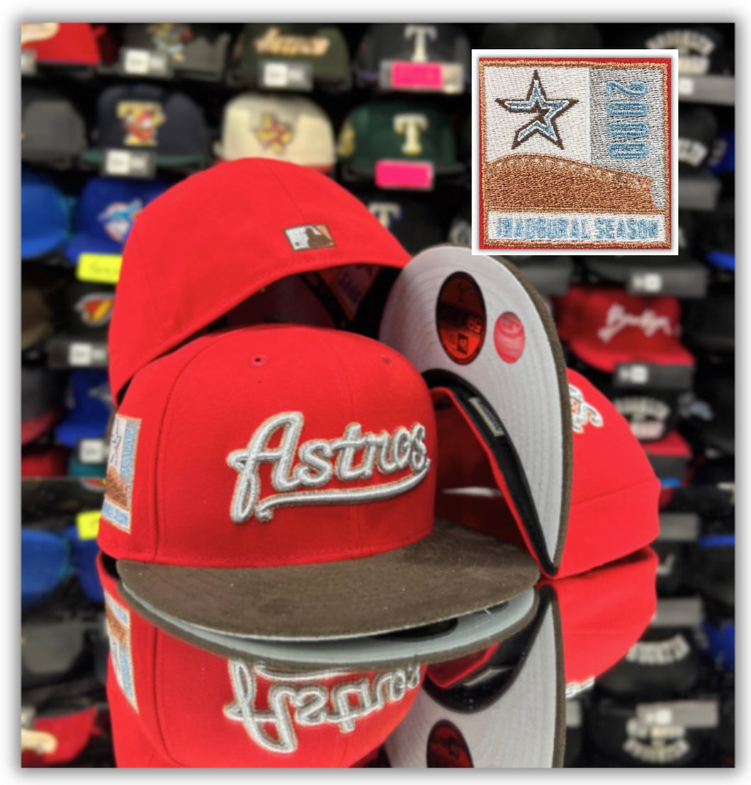 Houston Astros Red/Brown Swede 2T/Grey UV