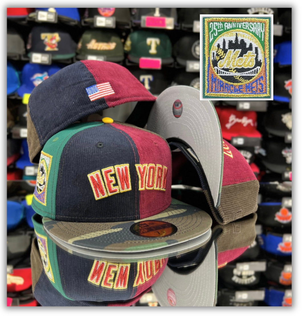New York Mets Pinwheel Corduroy/Grey UV