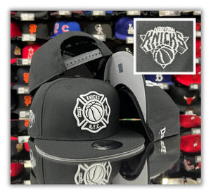 New York Knicks Bk/FDNY Logo-Snapback