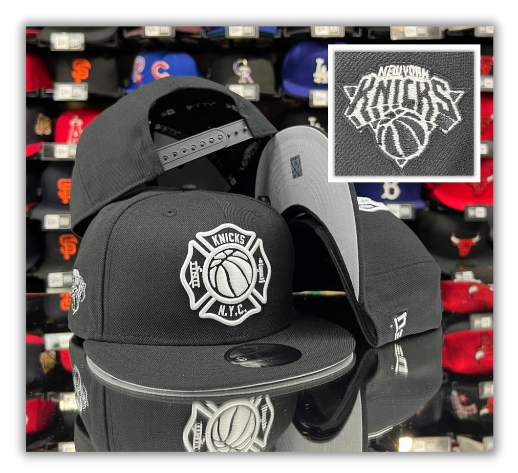 New York Knicks Bk/FDNY Logo-Snapback