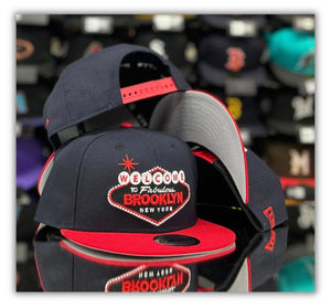 Welcome To Brooklyn Navy/Red 2T/Grey UV-Snapback