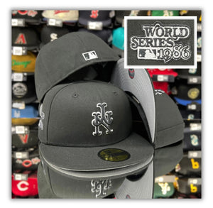New York Mets Bk/Wh/Upsidedown Lg/Grey UV