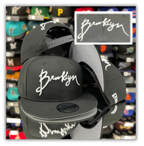 Brooklyn Bk/Wh/Grey UV-Snapback