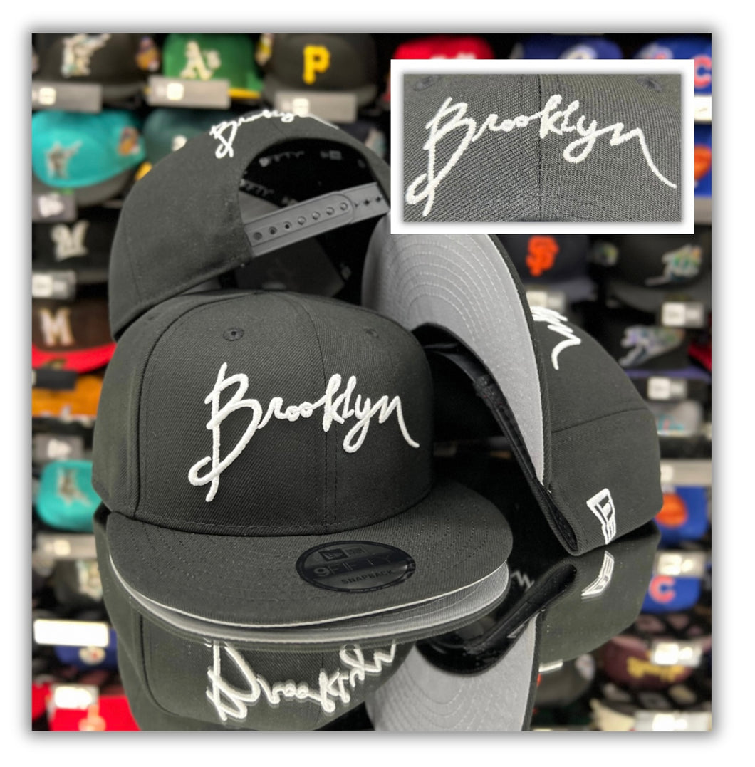 Brooklyn Bk/Wh/Grey UV-Snapback