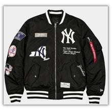 Load image into Gallery viewer, NEW YORK YANKEES X ALPHA X NEW ERA MA-1 BOMBER JACKET (BK)
