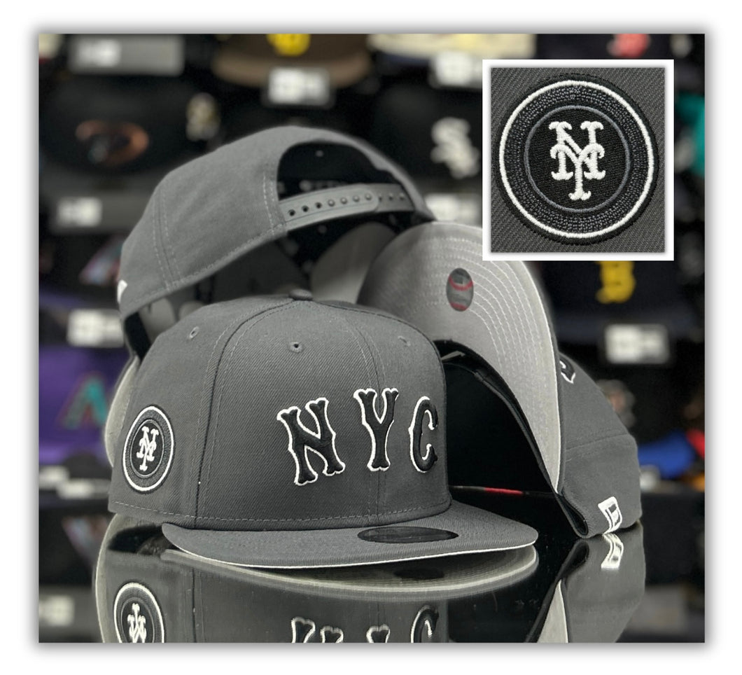 New York Mets Dk Grey NYC-Snapback