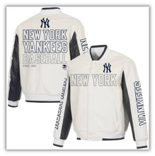 Load image into Gallery viewer, New York Yankees Faux Leather Jacket
