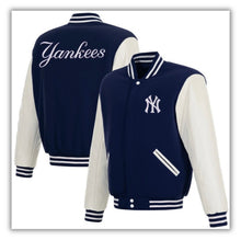 Load image into Gallery viewer, New York Yankees Reversible Varsity Jacket
