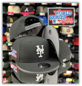 New York Mets Bk/Wh Logo-Snapback