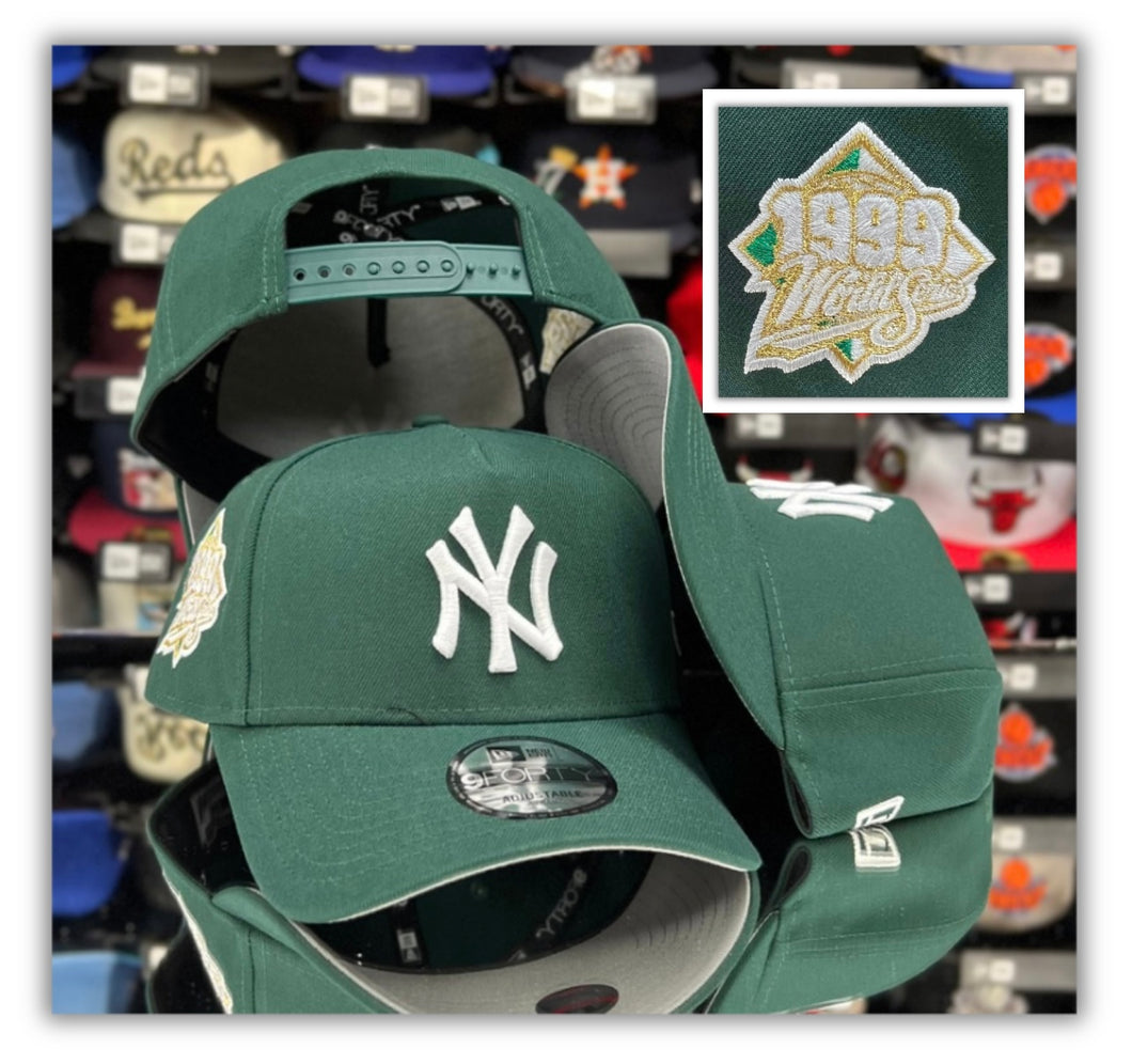 New York Yankees Green/1999Patch-940 AFrame Snapback