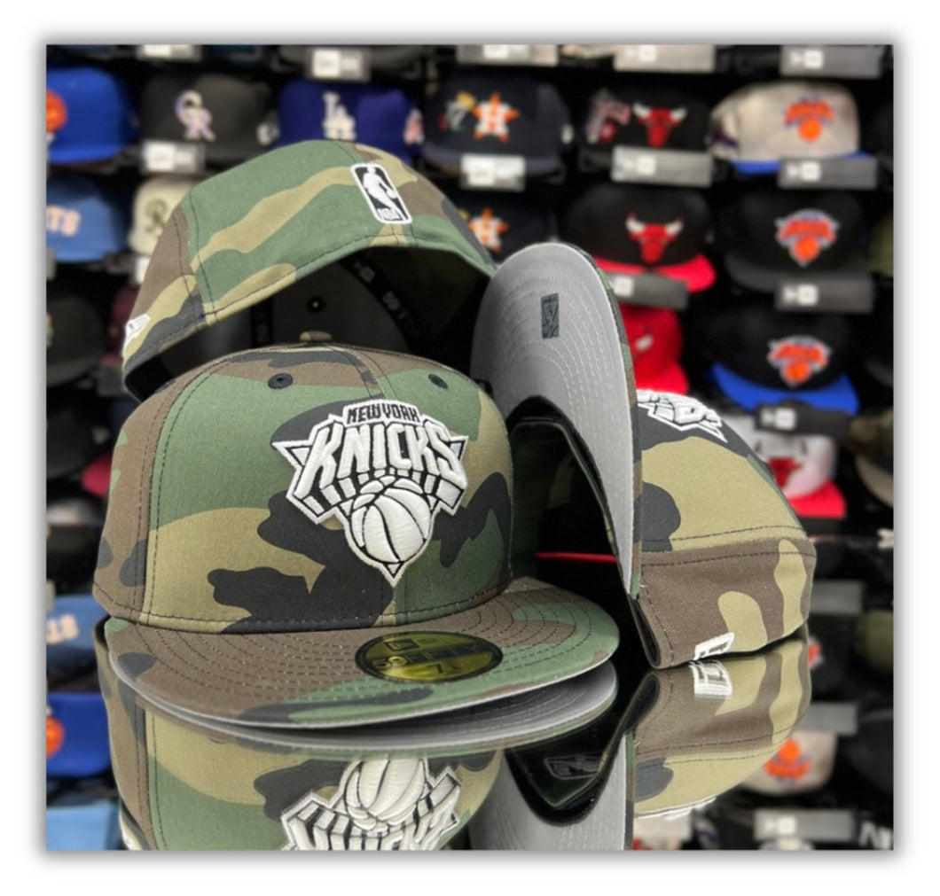 New York Knicks Camo Green/Grey UV
