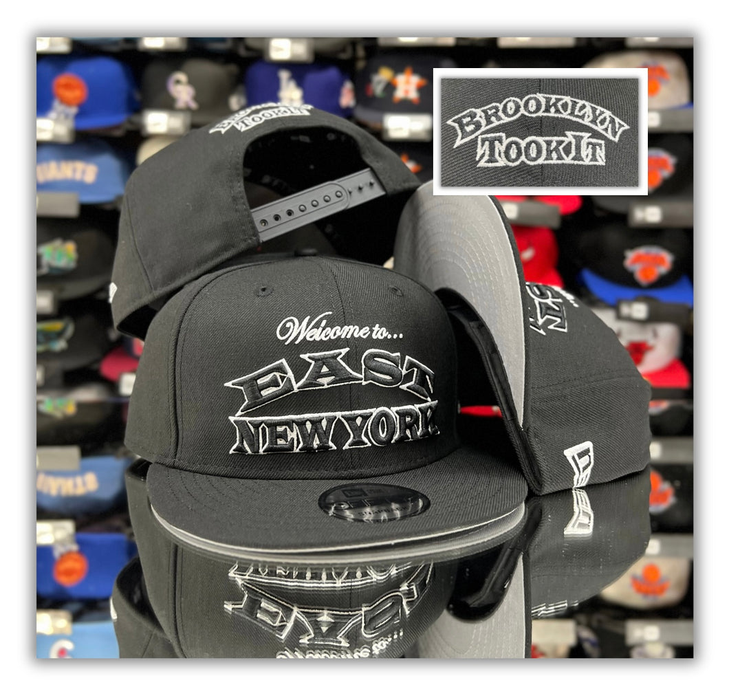 Brooklyn-Welcome to EAST NEW YORK Bk/Grey UV-Snapback