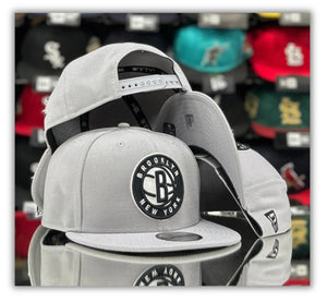 Brooklyn Nets Lt Grey-Snapback
