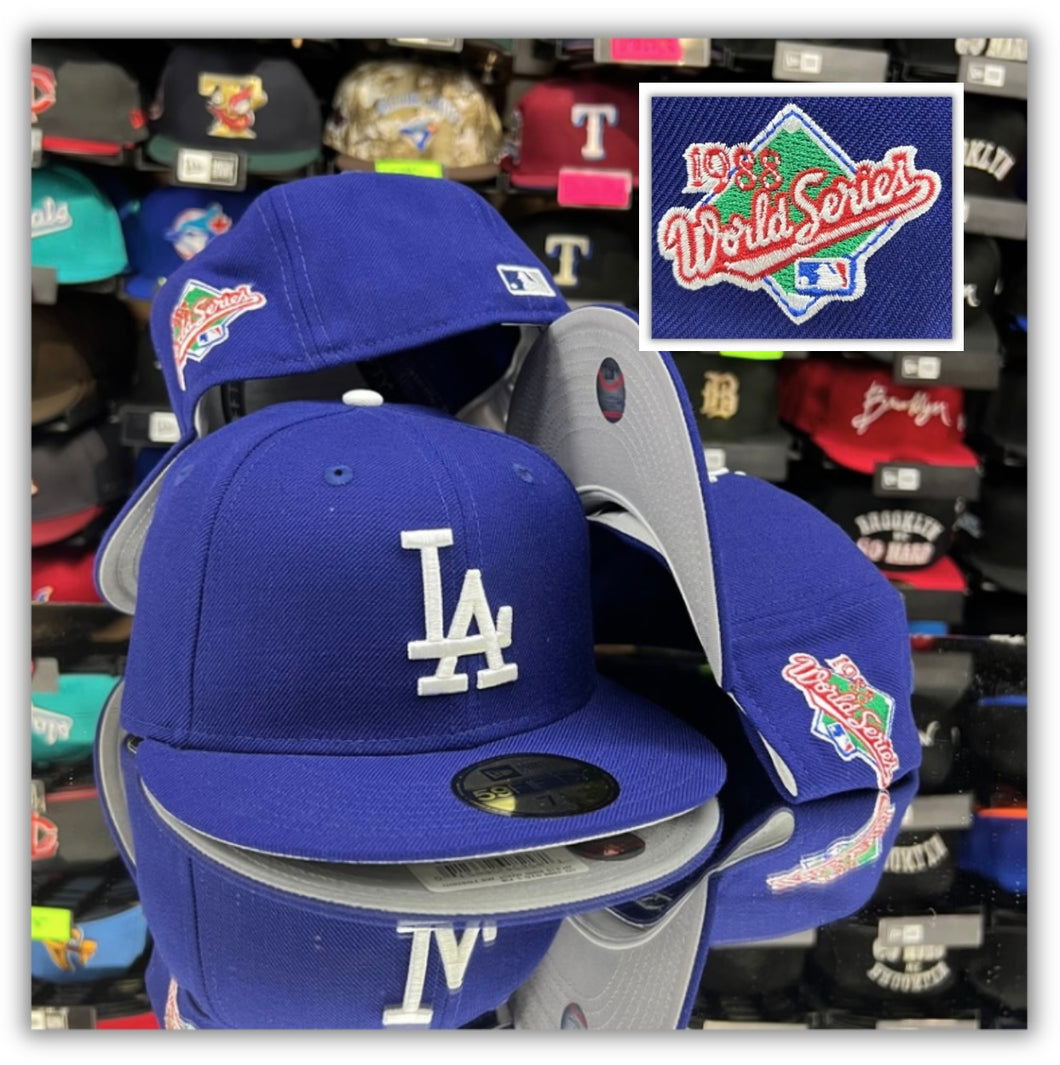 Los Angeles Dodgers MLB Cooperstown Collection 1988 WS Patch/Grey UV