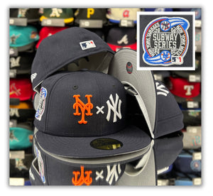 New York Mets X Yankees Navy/Subway Patch/Grey UV
