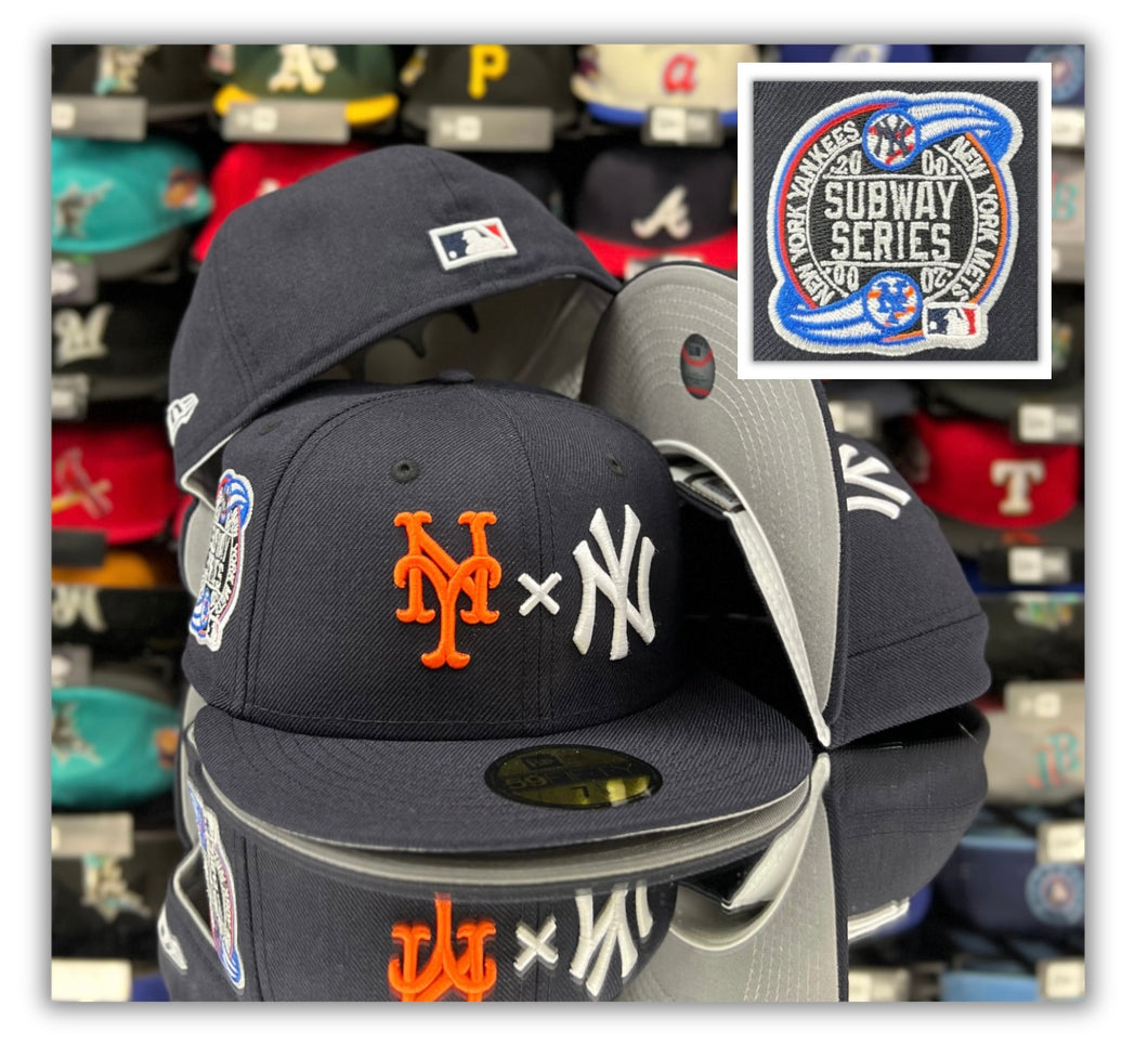 New York Mets X Yankees Navy/Subway Patch/Grey UV