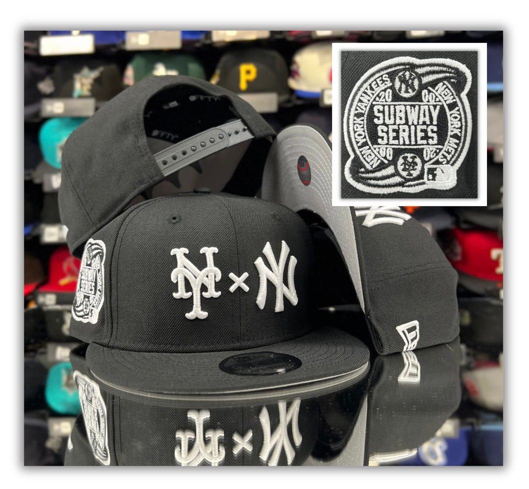 New York Mets VS Yankees Bk/Subway Patch/ 9Fifty Snapback