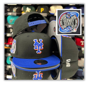 New York Mets Bk/R Blue 2T/Subway Patch-Snapback