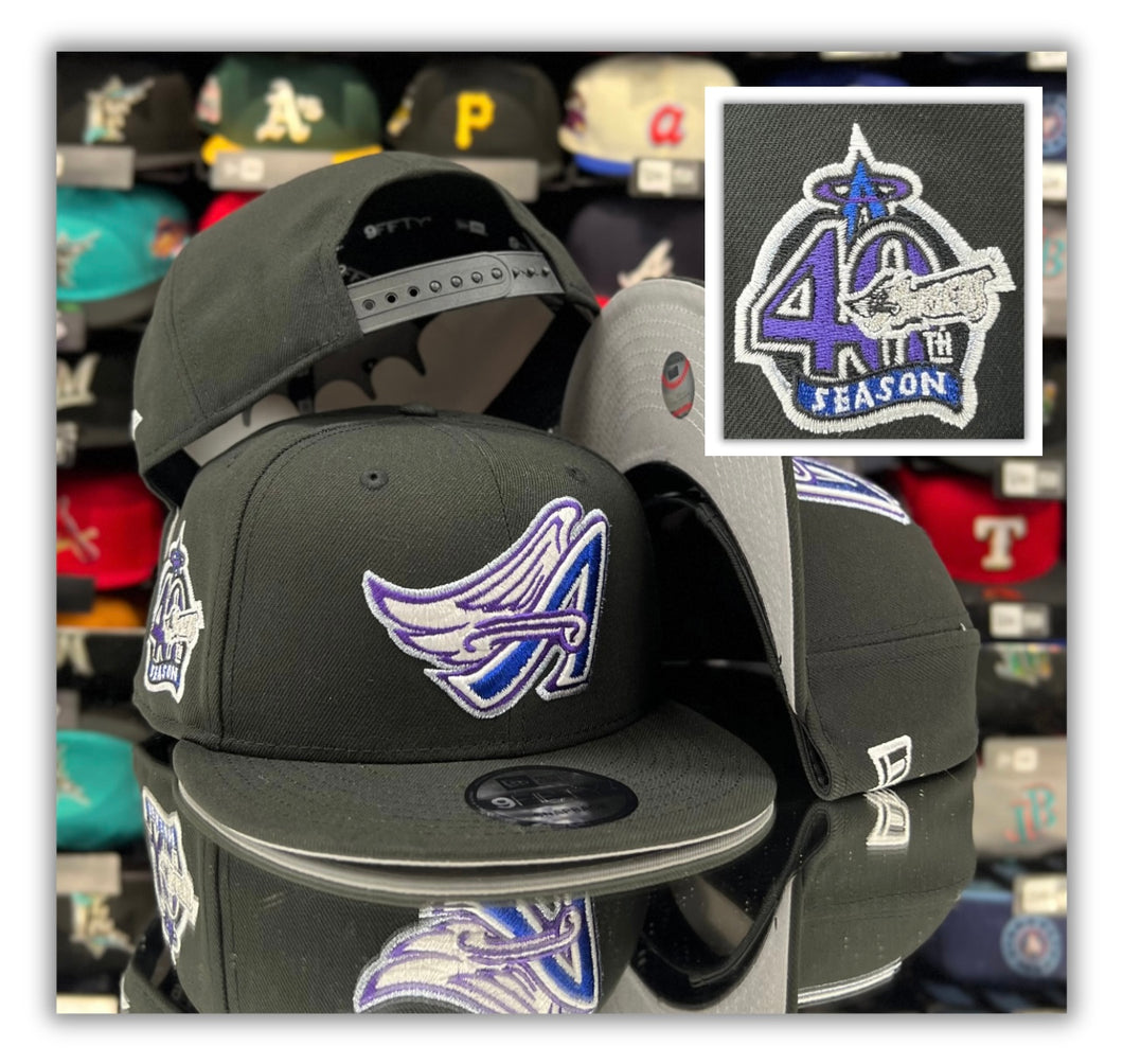 Anaheim Angels Bk/40th Patch-Snapback