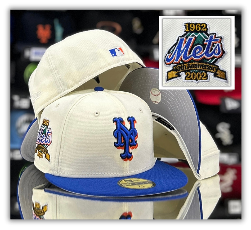 New York Mets Chrome/R Blue 2T-40Th/Grey UV
