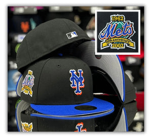 New York Mets Bk/R Blue 2T-40Th/Grey UV